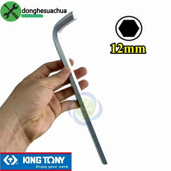 Lục giác chữ L 12mm Kingtony 112512 loại 2 đầu bằng