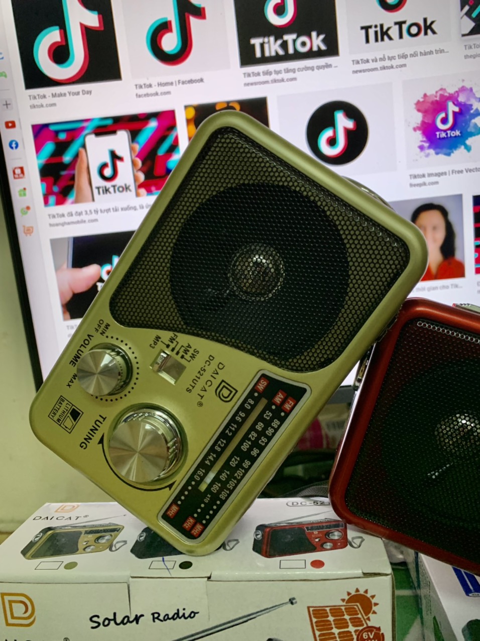 Đài Radio WAXIBA FM Siêu phẩm DC-521 UTS Hàng Chính Hãng