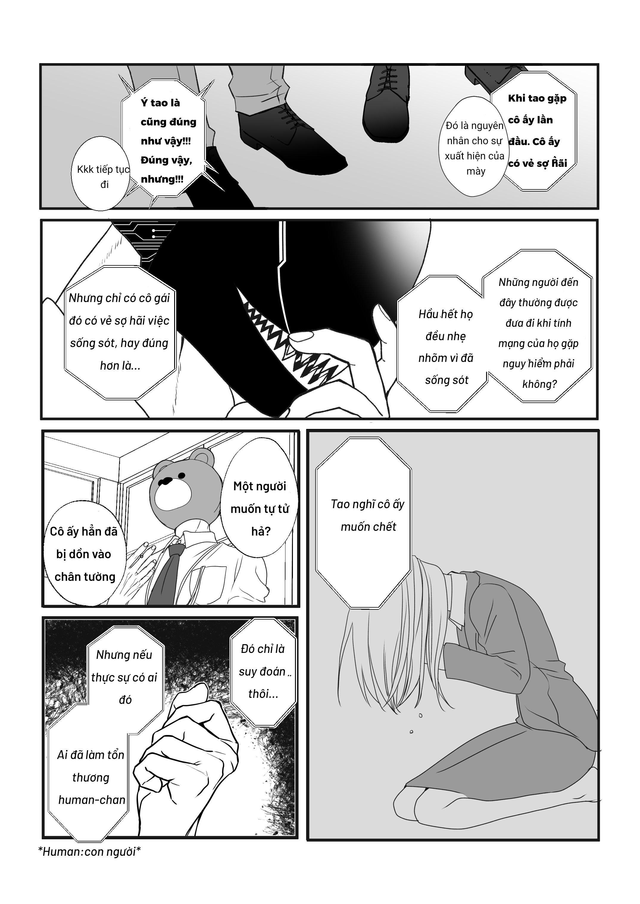 anh chàng đầu quái dị và cô gái loài người chapter 2 6