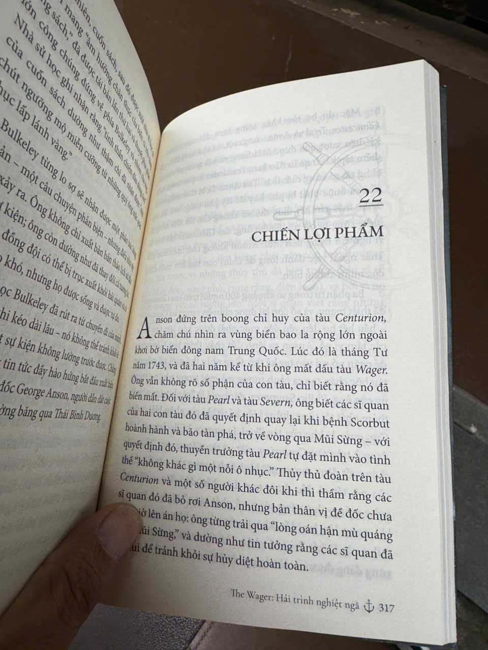 THE WAGER: HẢI TRÌNH NGHIỆT NGÃ - David Grann – Trần Quốc Tân dịch – Huy Hoàng