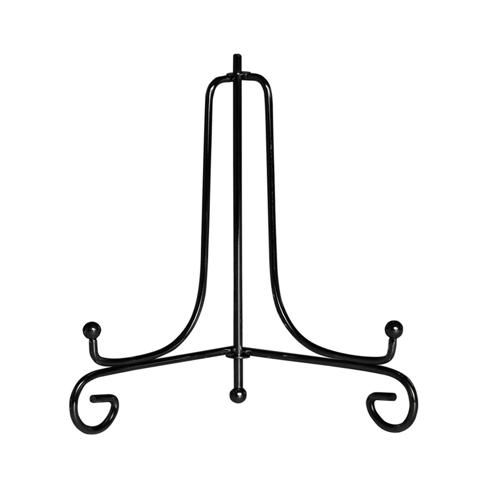 Display Stand Plate Stand Durable Tabletop Book Decor Display Bracket Metal
