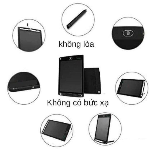 Bảng viết thông minh LCD tự xóa dành cho bé tập vẽ, viết