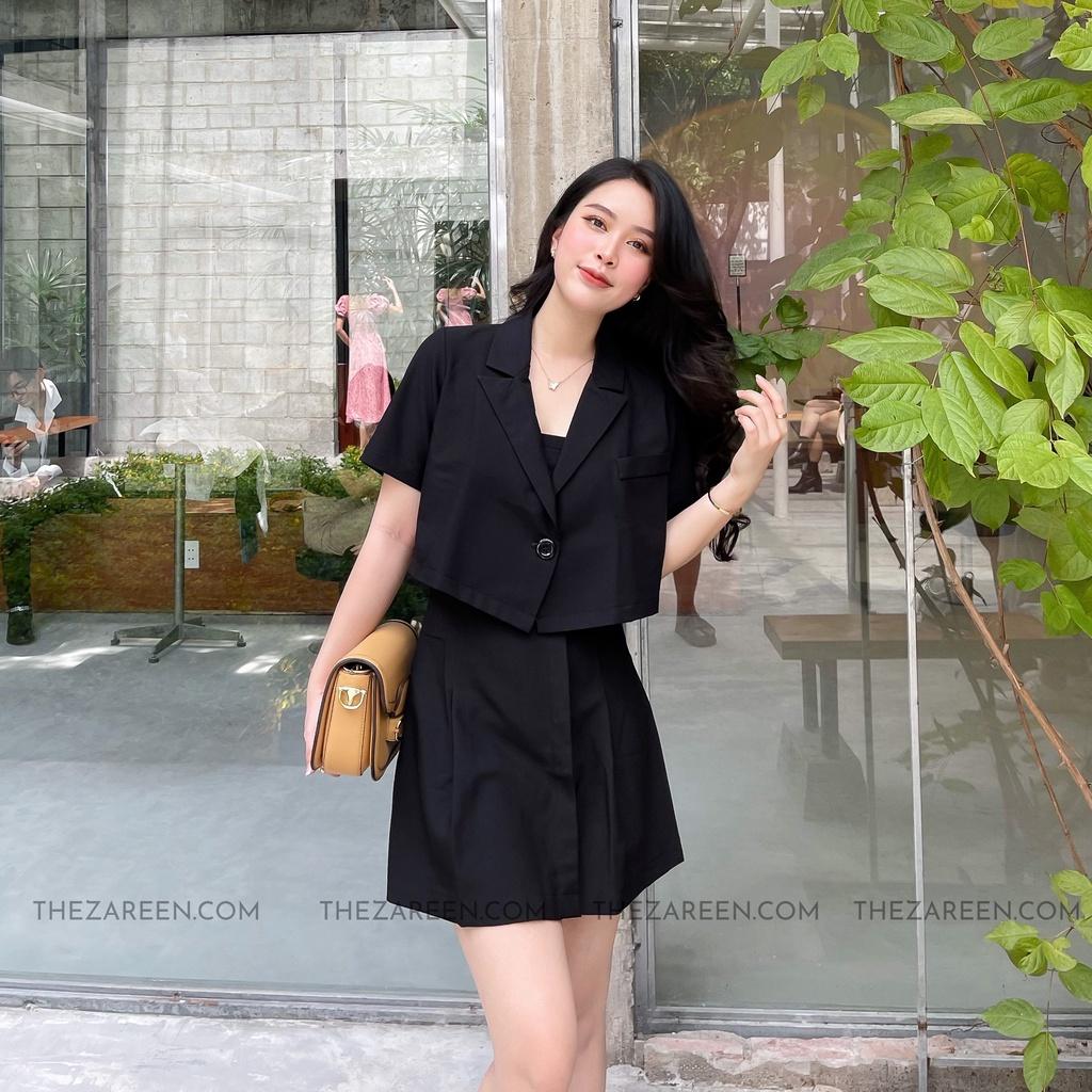 ÁO BLAZER LỬNG ZAREEN BLA03 ĐEN