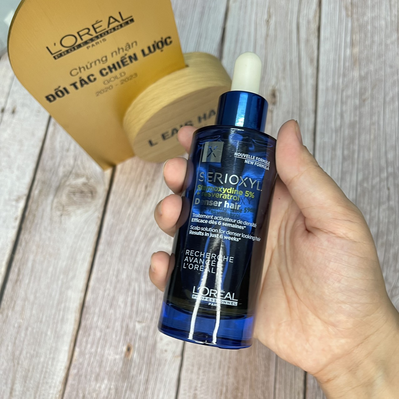 Tinh chất kích thích mọc tóc L’Oréal Serioxyl Denser Hair 90ml