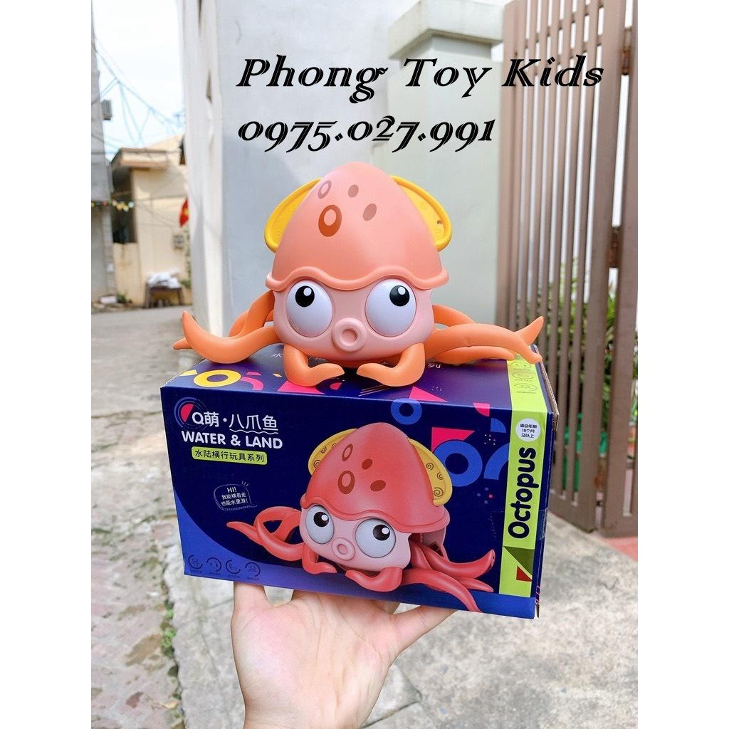 Đồ Chơi Bạch Tuộc Chạy Cót Bơi Lội Chạy Bộ Đáng Yêu Cho Bé chơi cả dưới nước và chạy bộ