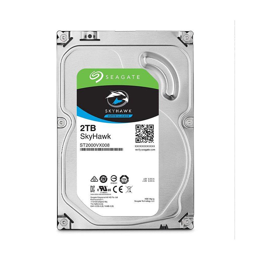 Ổ cứng HDD 3.5&quot; SEAGATE BarraCuda-Skyhawk 2TB SATA 7200RPM- Chính Hãng - Bảo Hành 24 Tháng 1 đổi 1- Refurbished