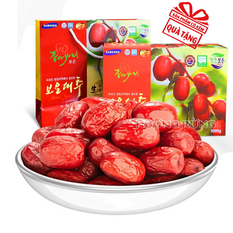 Táo đỏ Hàn Quốc 1kg hộp + túi xách, thơm ngon dẻo ngọt tự nhiên