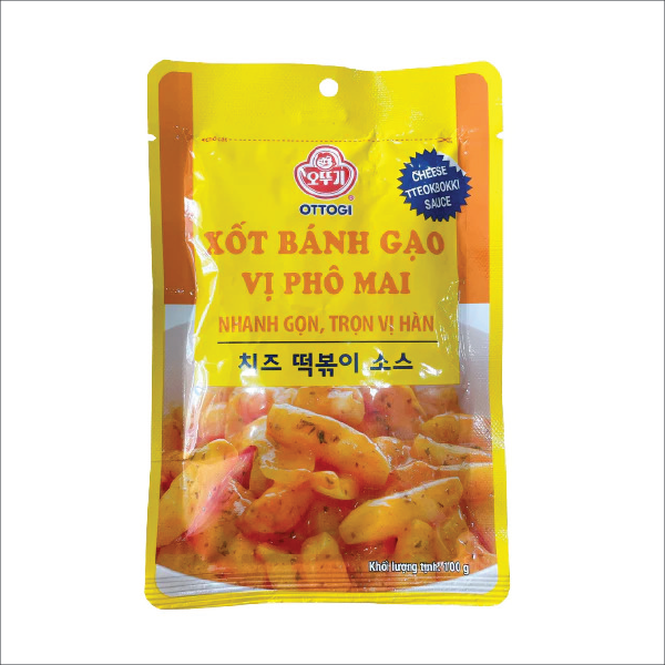 Xốt bánh gạo Tokbokki vị phô mai Ottogi 100g