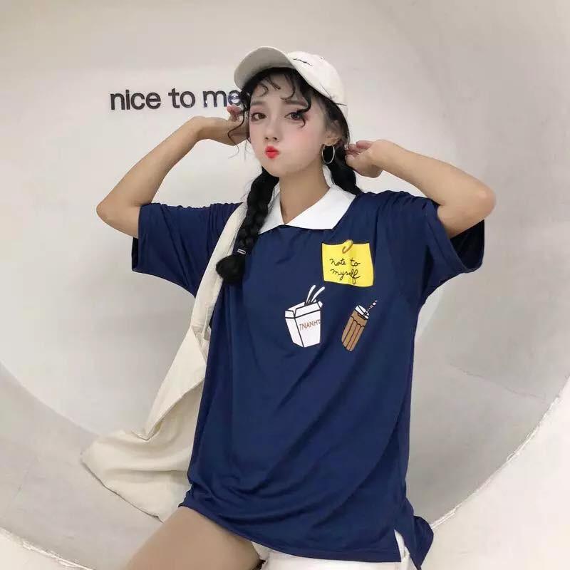 Áo Thun Nữ Phối Cổ Độc Lạ