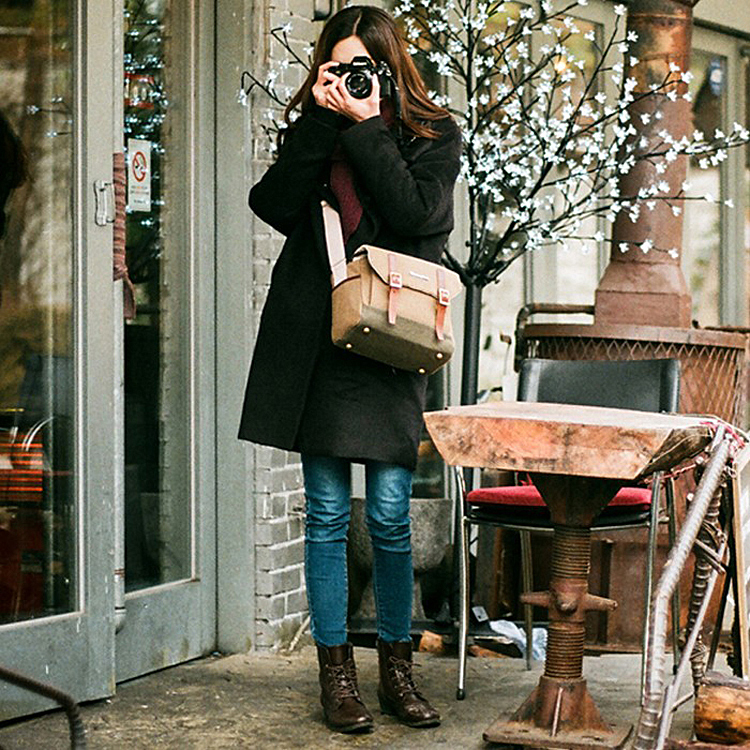 Túi máy ảnh Herringbone Postman Small