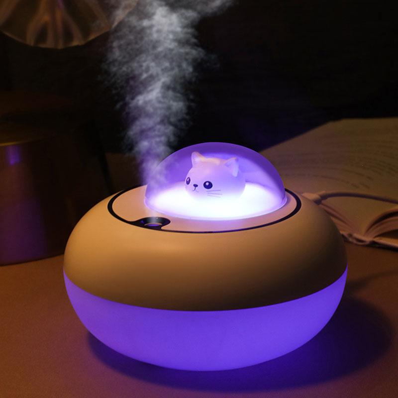 Máy Phun Sương Tạo Độ Ẩm Mini Điều Hòa Không Khí Cho Nhà Bay Hơi Thơm Phòng Ống Giác Hơi Xông Phòng Ẩm Khuếch Tán Ngủ Cấp Tắt Tiếng
