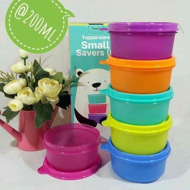 Bộ Tupperware 6 hộp bảo quản thực phẩm Colorful Small Server 200ml