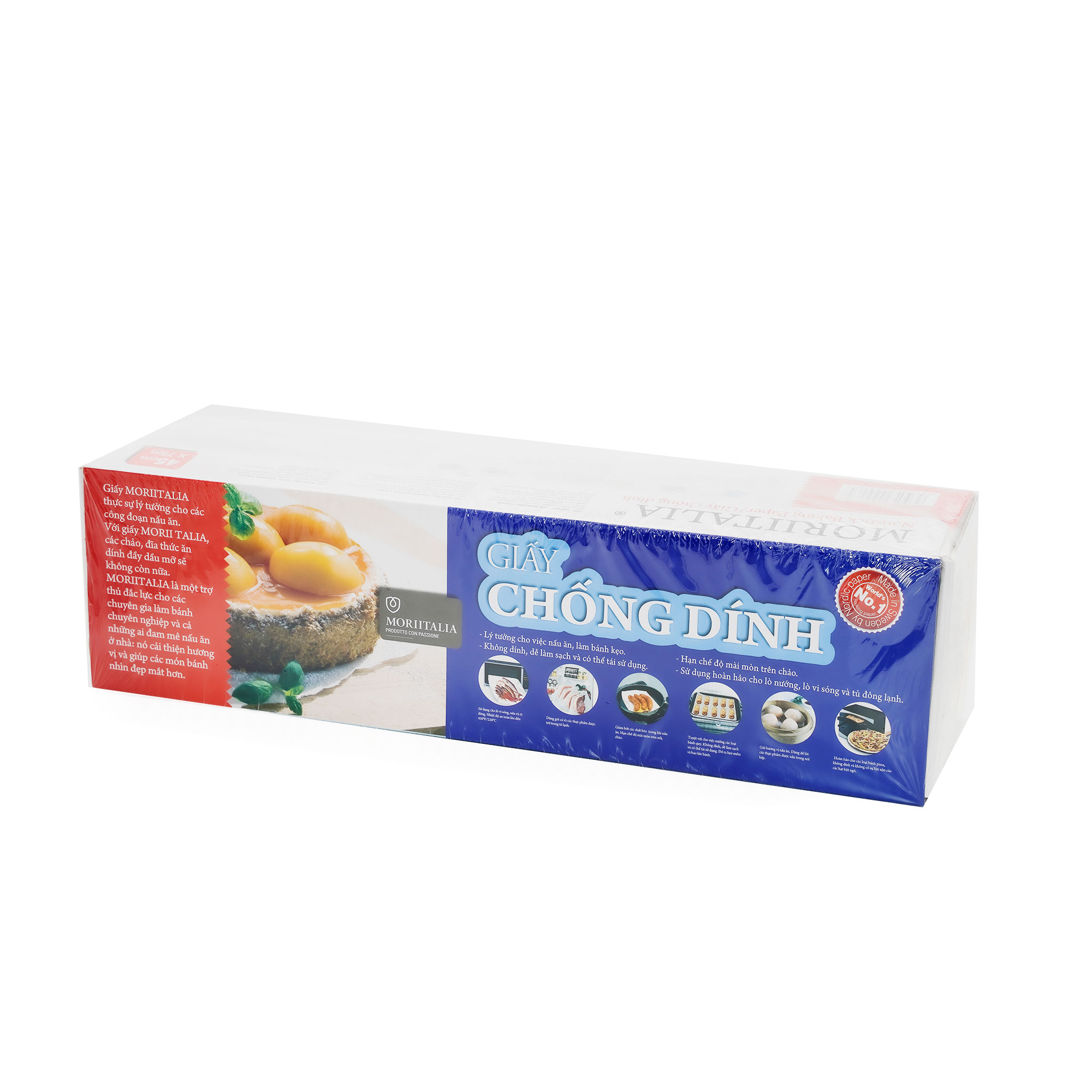 GIẤY CHỐNG DÍNH GIẤY NẾN MORIITALIA 45 CM X 75 M