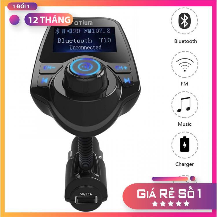 Chuyển Đổi Nhạc MP3 – FM Trên Ô Tô Có Blutooth T10
