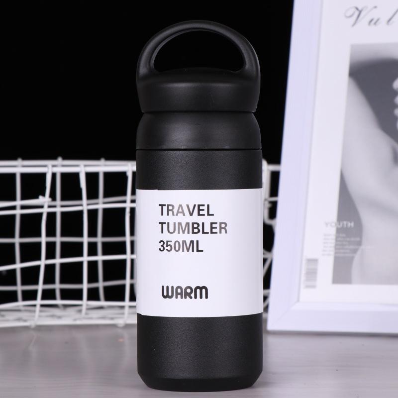 Phong cách mới nhất phong cách Nhật Bản thời trang đơn giản kinh doanh di động cốc cách nhiệt chân không bằng thép không gỉ Harajuku sinh viên trà cốc cà phê
