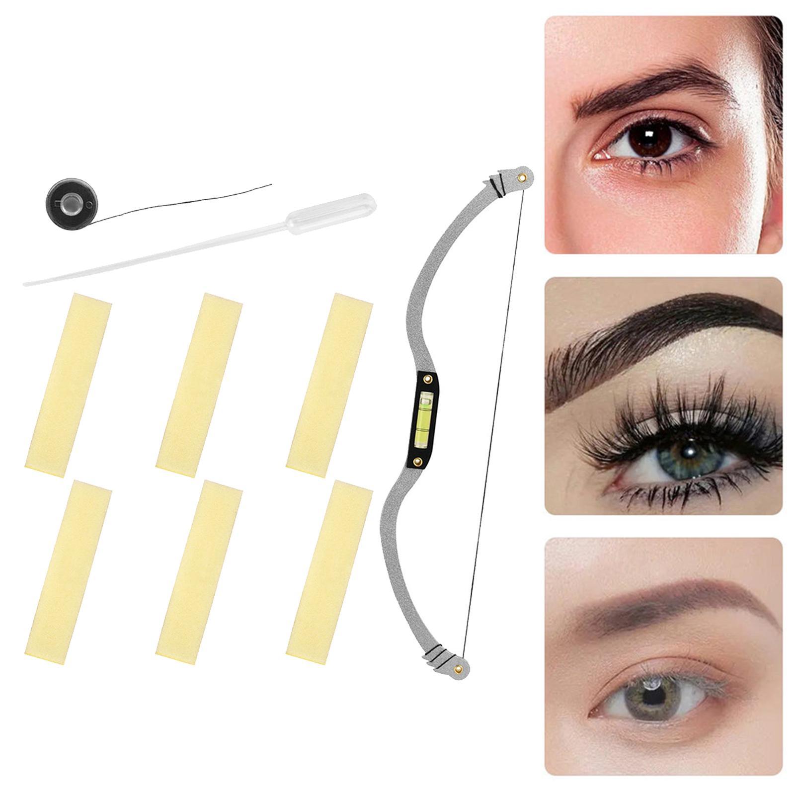 Eyebrow Ruler Positioning Tool Reusable Professional Shaper for Drawing Line
