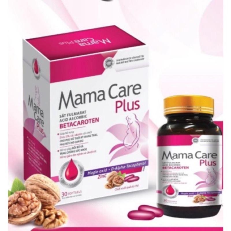 Mama Careplus - Bổ sung Sắt, Canxi, DHA, Omega 3,vitamin, khoáng chất cho phụ nữ có thai và sau sinh