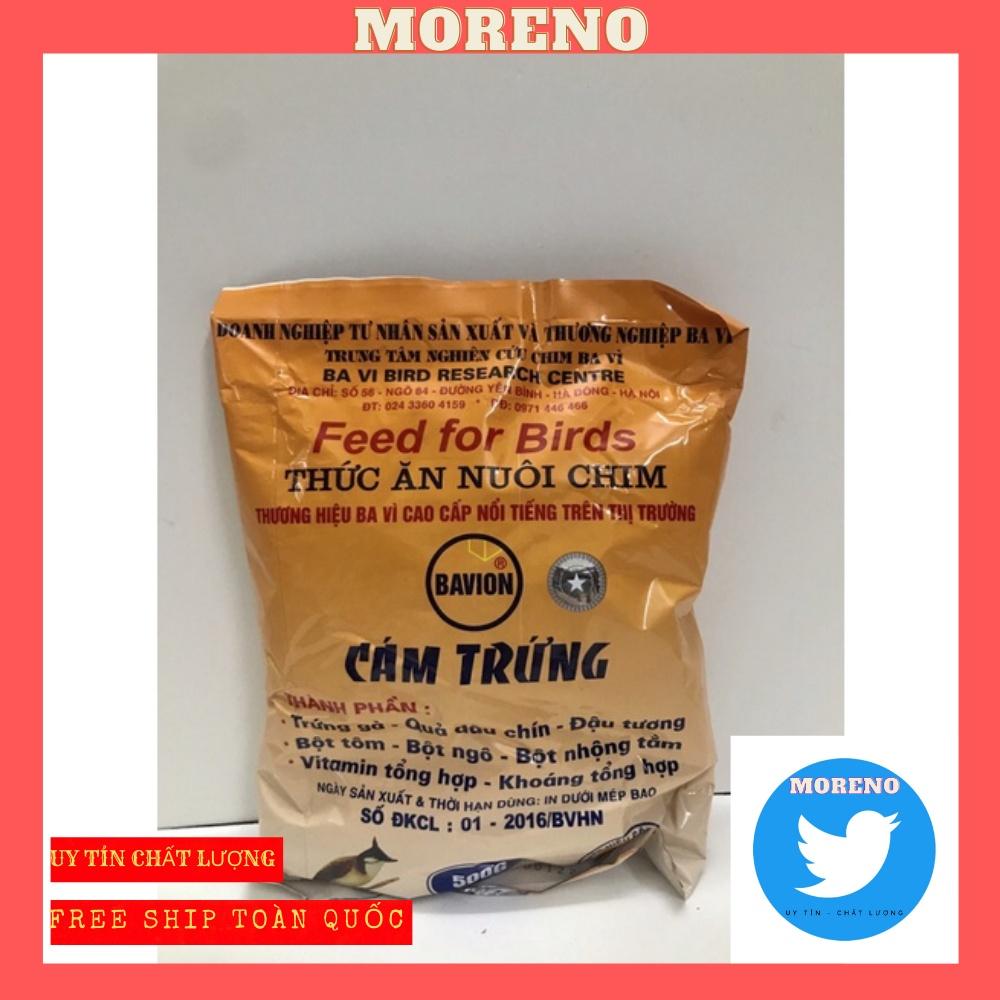 Cám trứng Ba Vì (Bavion) cao cấp giá rẻ 500g MORENO dùng chung cho các loại chim - Cám chim Ba Vì dinh dưỡng cho chim