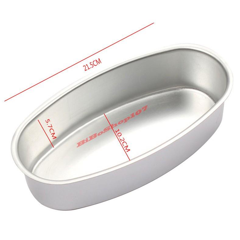 Khuôn nhôm đúc hình bầu dục D08 làm bánh mì, bánh bông lan