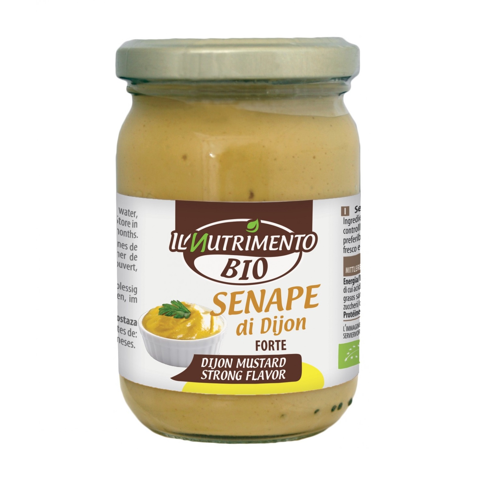 Sốt Mù Tạt DIJON Hữu Cơ IL Nutrimento 200g Organic Dijon Mustard