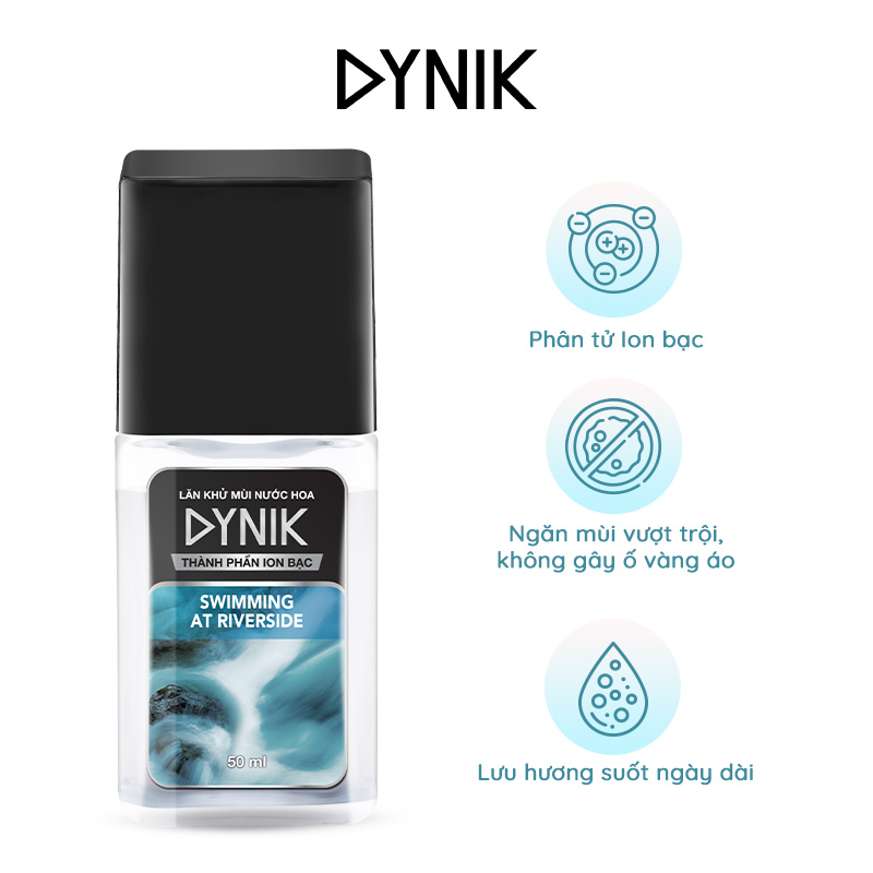 Combo Nước hoa Dynik 50ml + Lăn khử mùi Dynik (Riverside)