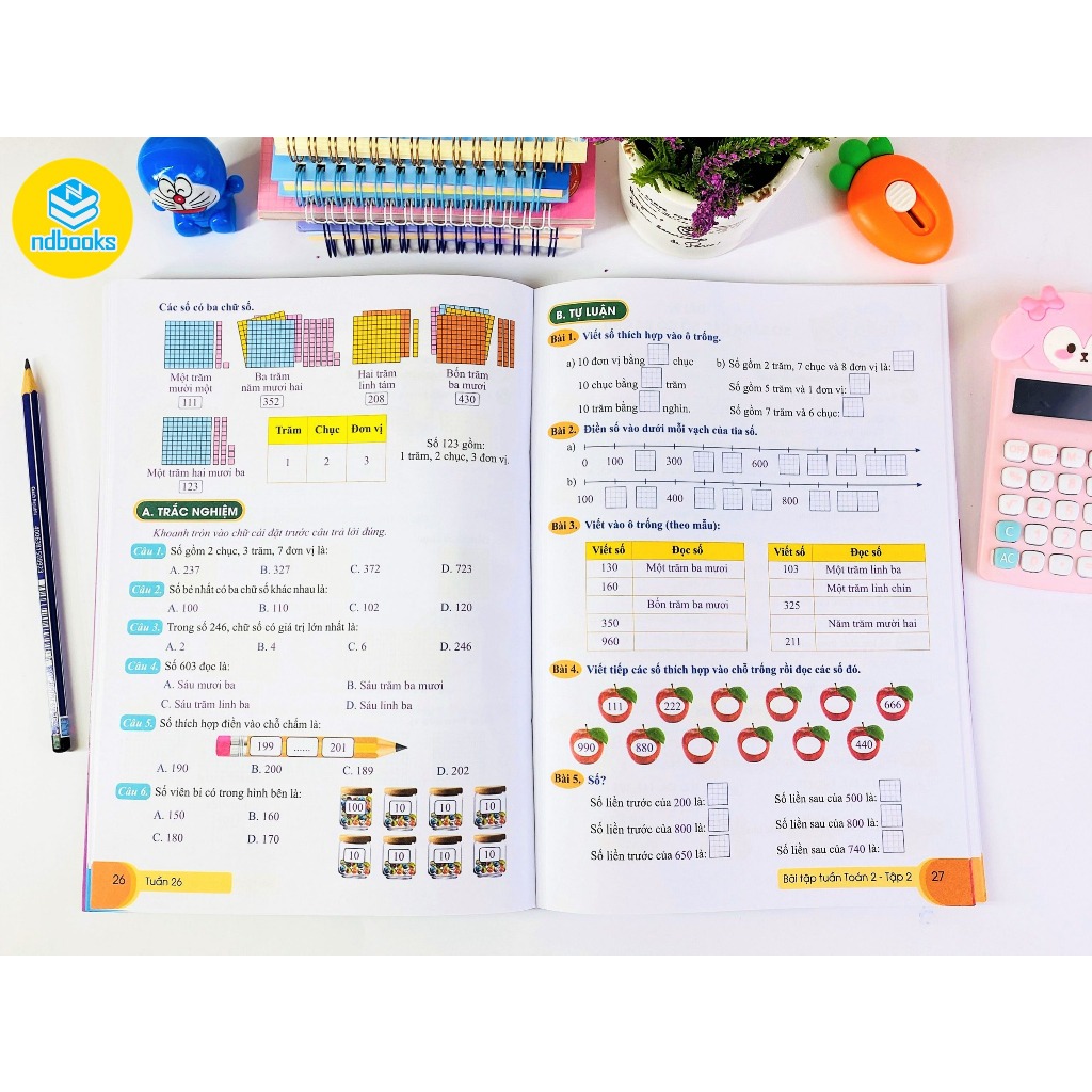 Sách - Bài Tập Tuần Toán 2 - Biên soạn theo chương trình GDPT mới - Cánh Diều - ndbooks