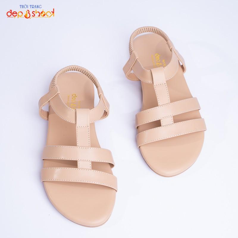 sandal quai ngang hậu thun đế bệt big size Ms 355