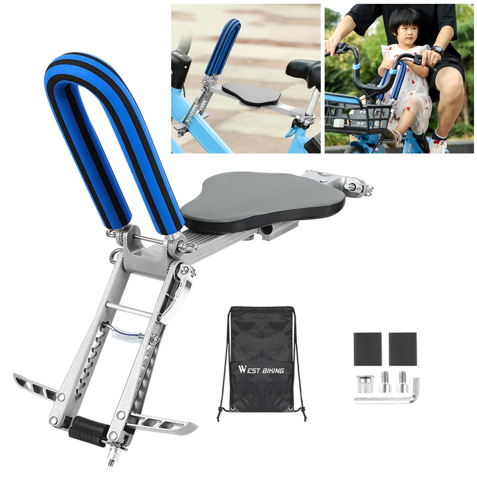 Front Seat Child Carrier Saddle W/ Pedal