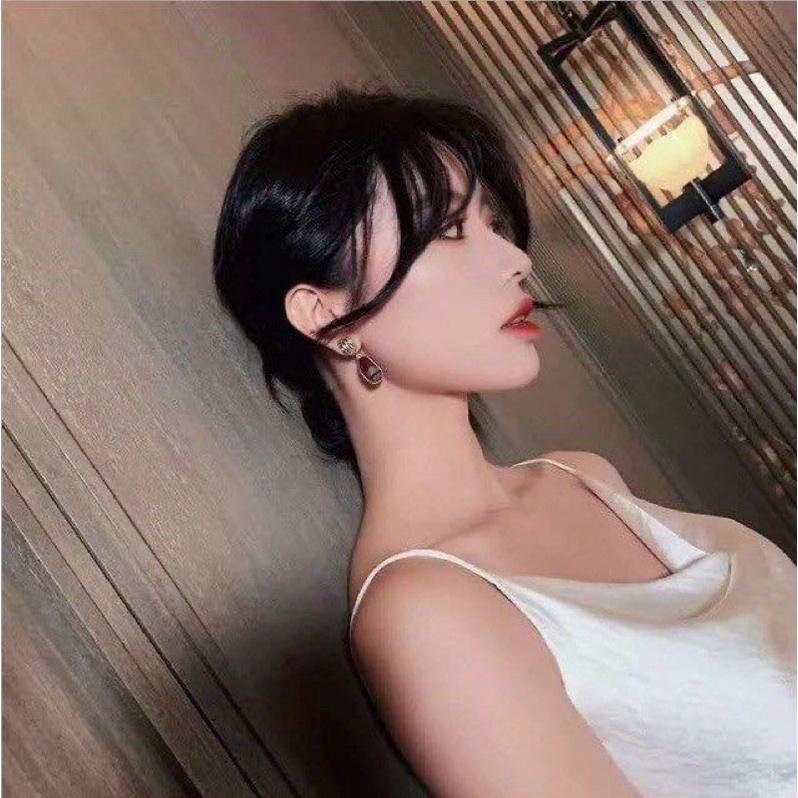 Khuyên tai giọt nước đá cổ điển Bisou-accessories