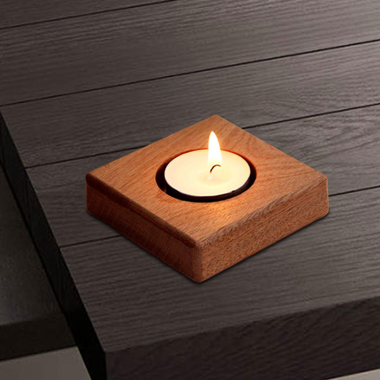 Wooden Candle Holder Tealight Holders Votive Candle Holders for Holiday