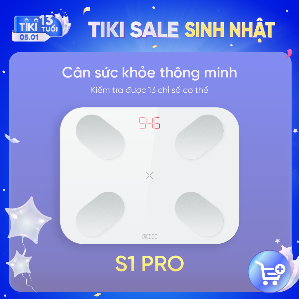 CÂN SỨC KHỎE THÔNG MINH PICOOC S1 Pro_Hàng chính hãng_Bảo hành 12 tháng