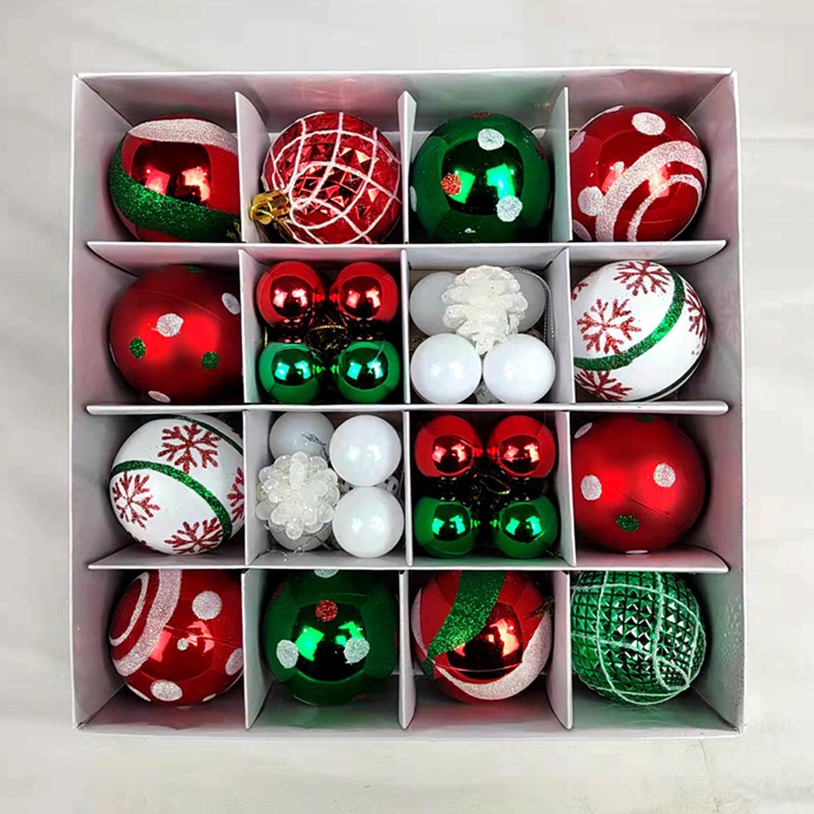 184x Christmas Balls Ornaments Decoration for Home Holiday Wedding