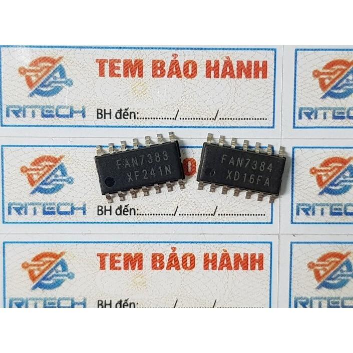 Combo 5 chiếc FAN7384, FAN7384MX IC Chuyên Dụng SOP-14- Hàng chính hãng