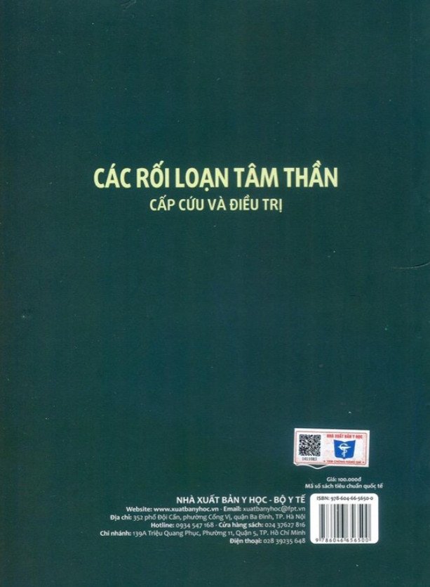 BENITO - Các rối loạn tâm thần cấp cứu và ĐT