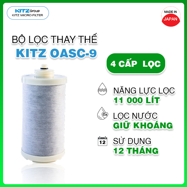 Bộ Lọc Nước KITZ OASC-9