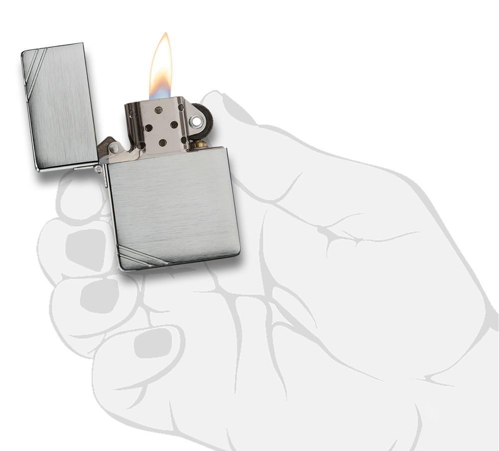 Bật lửa Zippo 1935 Replica Brushed Chrome