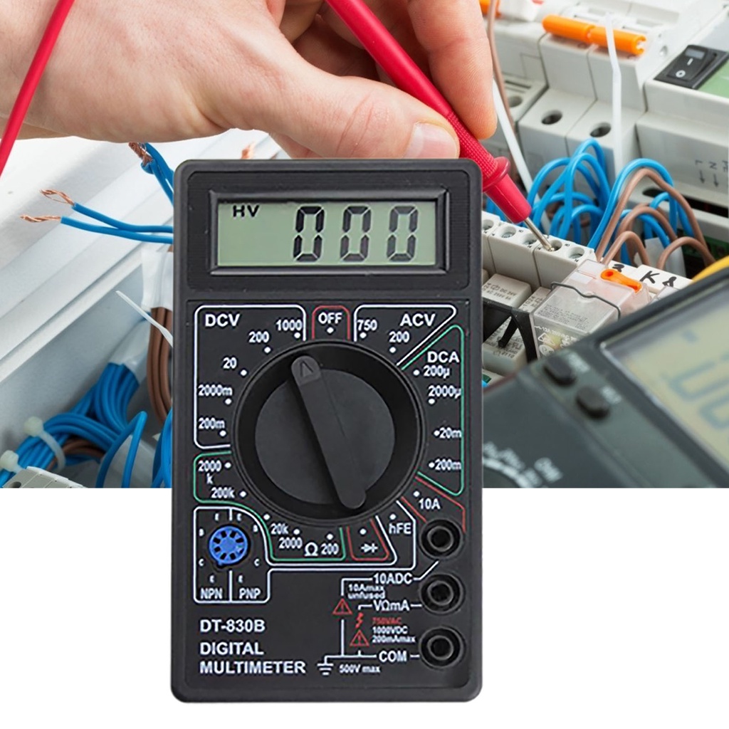 Đồng hồ đo điện vạn năng loại tốt Dt-830D