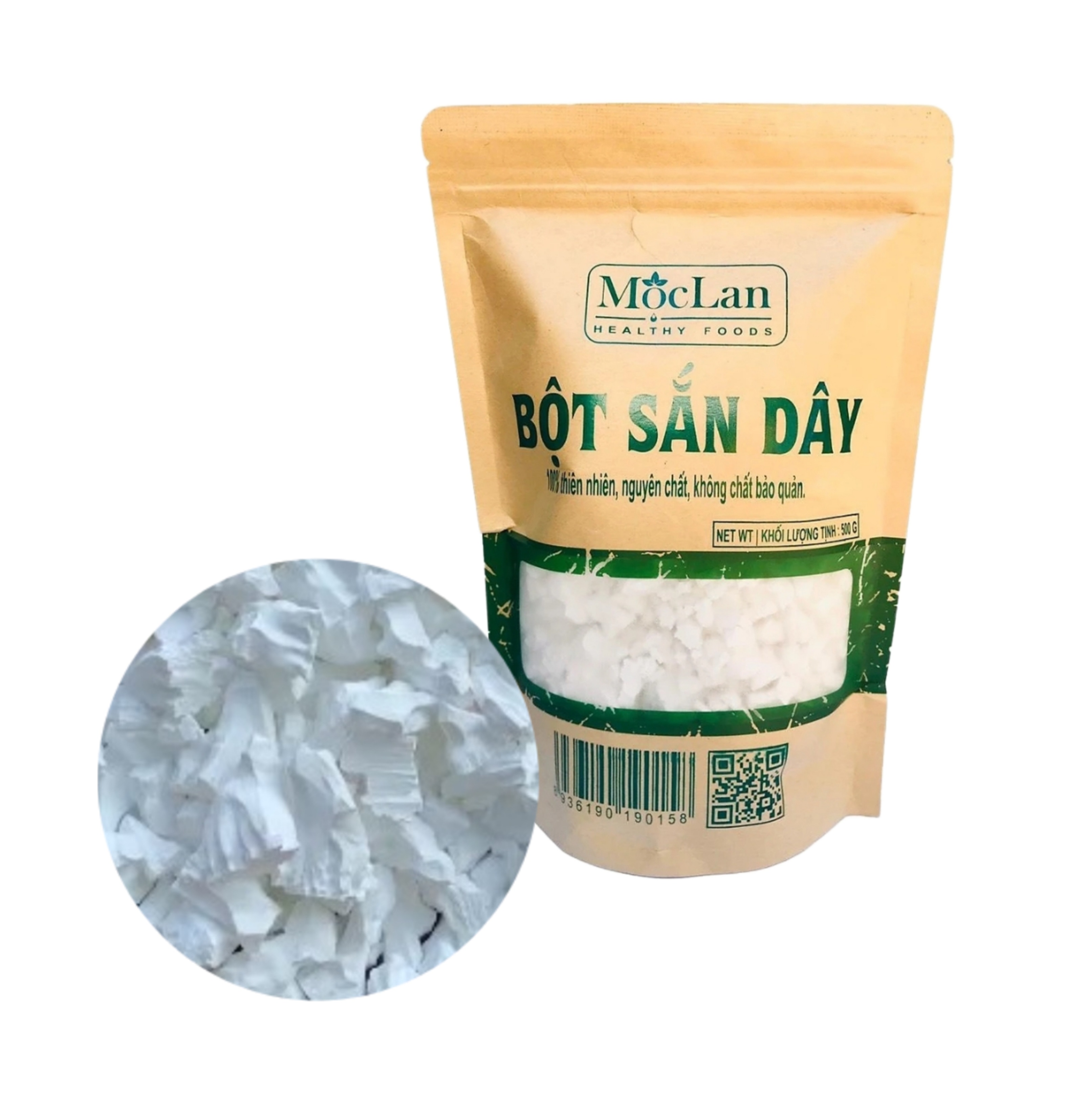 Bột sắn dây nguyên chất Mộc Lan