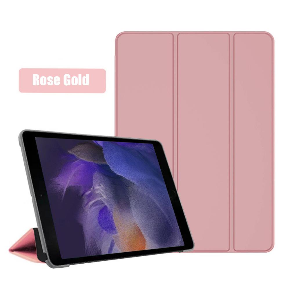 Ốp Lưng Gấp Ba Cho Samsung Galaxy Tab A8 2021 Bao Da Máy Tính Bảng PU Cho Samsung Tab A8 10.5 SM-X200/SM-X205 Vỏ Bảo Vệ Máy Tính Bảng
