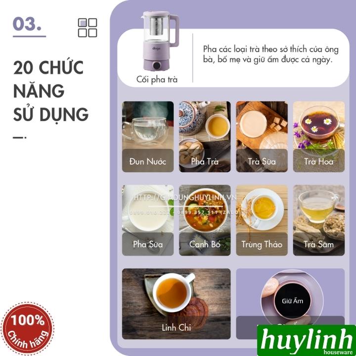 Hình ảnh Máy xay nấu sữa hạt mini Dingo DCB500 - 600ml - Đa chức năng - Hàng chính hãng