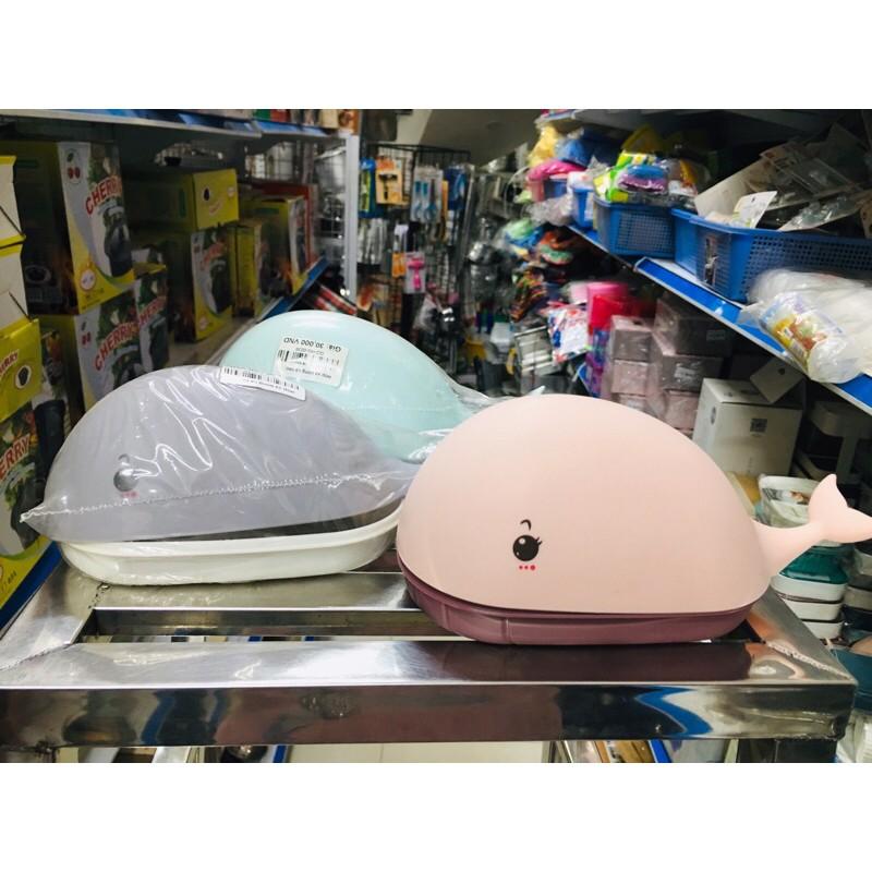 Hộp đựng xà bông cục hình cá heo