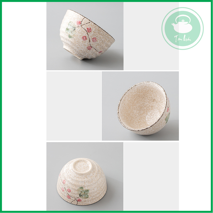 Chén sứ nhật pha trà matcha 200ml