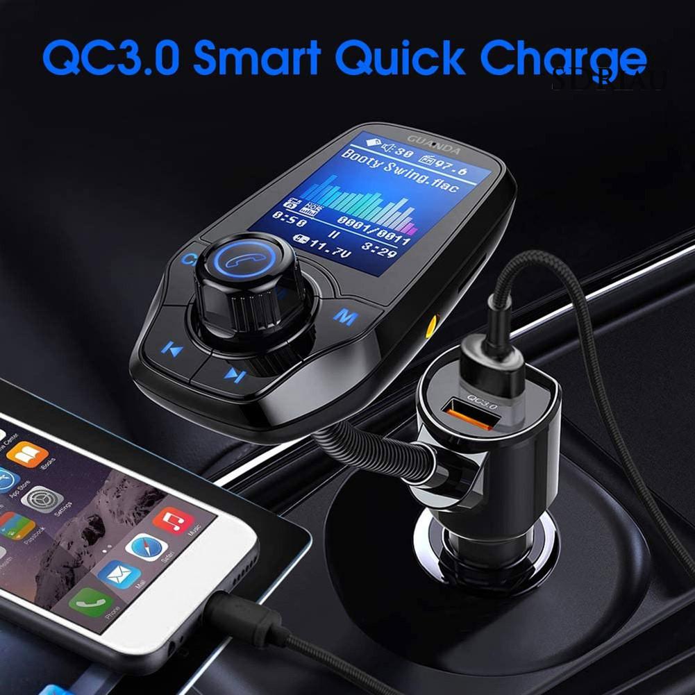 Củ Sạc Trên Ô Tô Qcd_T26D Kết Nối Bluetooth Mp3.0 Và Phụ Kiện