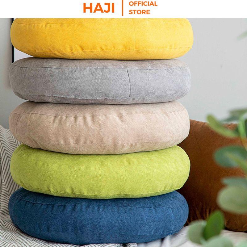 Đệm ngồi bệt bàn trà bàn trang điểm HAJI êm ái không xù lông màu sắc hiện đại (nhiều màu lựa chọn) E13