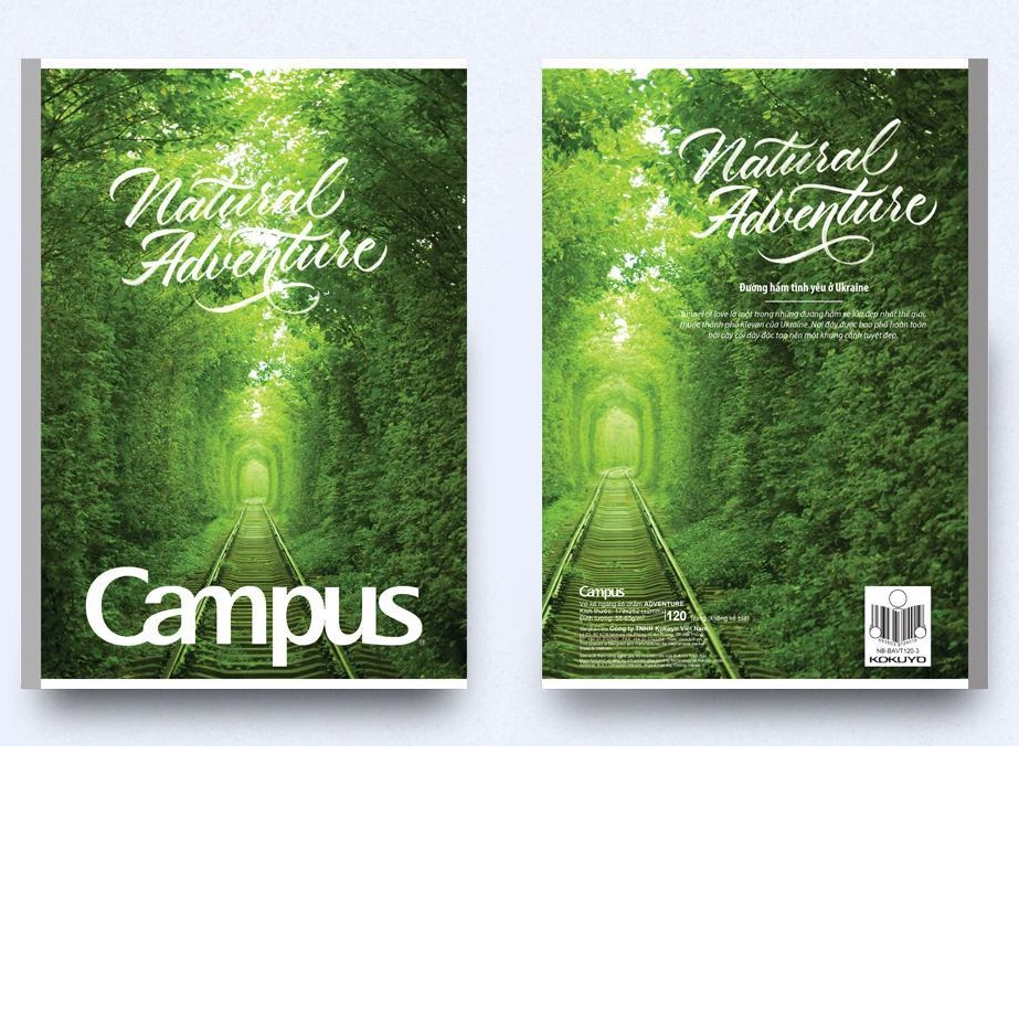 Vở Kẻ Ngang Campus Adventure - 120 Trang (10 cuốn)