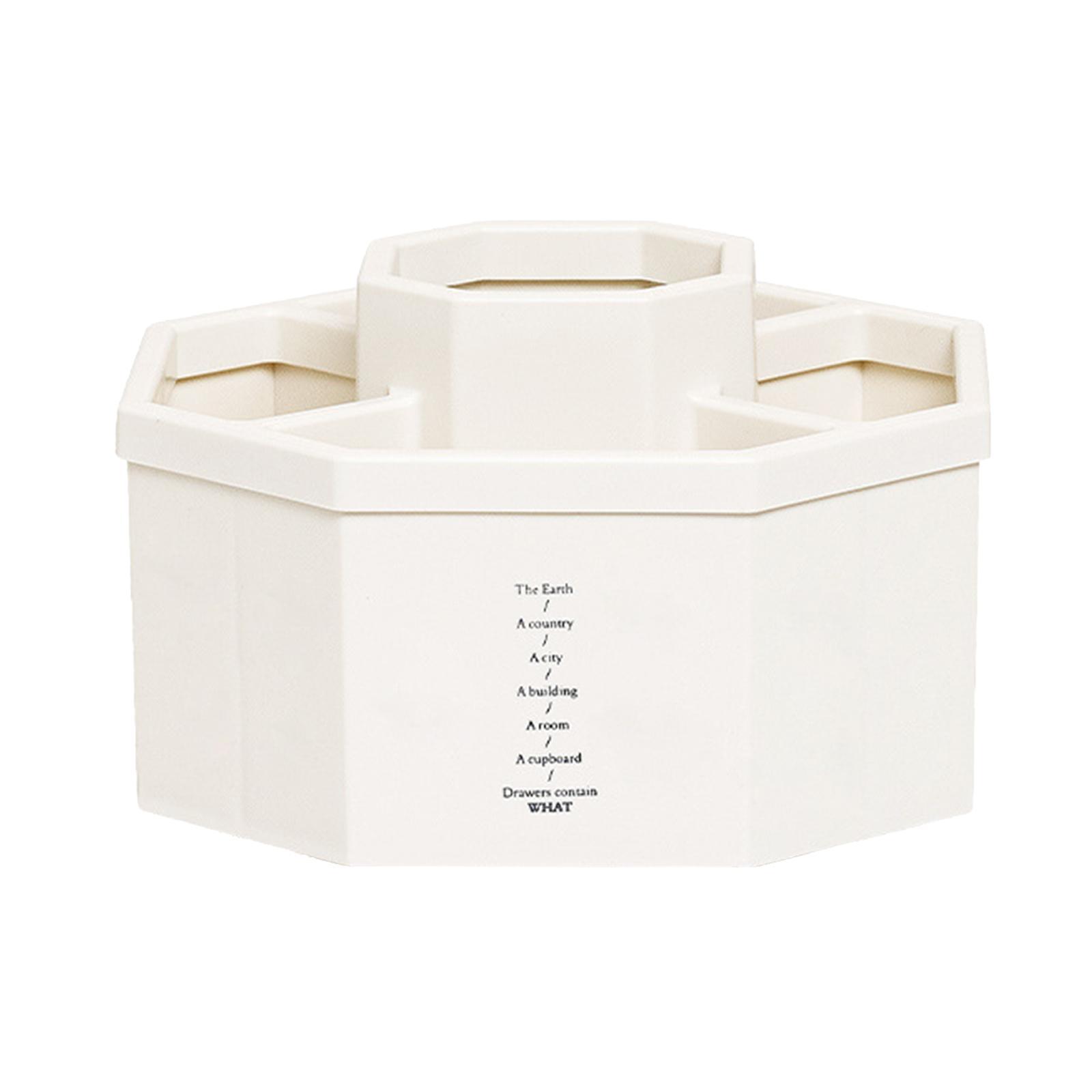 Rotatable Desktop Storage Box Pen Holder Organizer Rack for Makeup