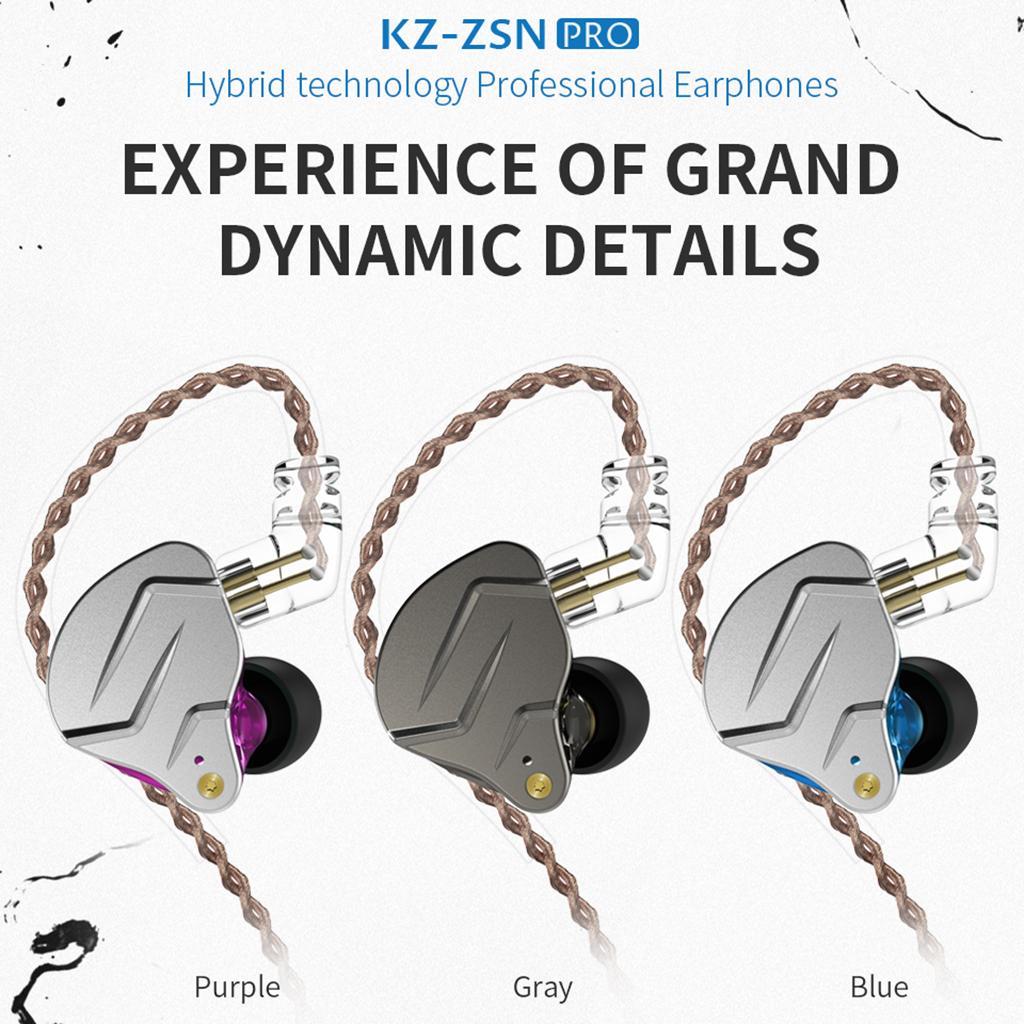 KZ PRO In Ear Earphone Balanced Armature Sport Headset HiFi Earbuds Black