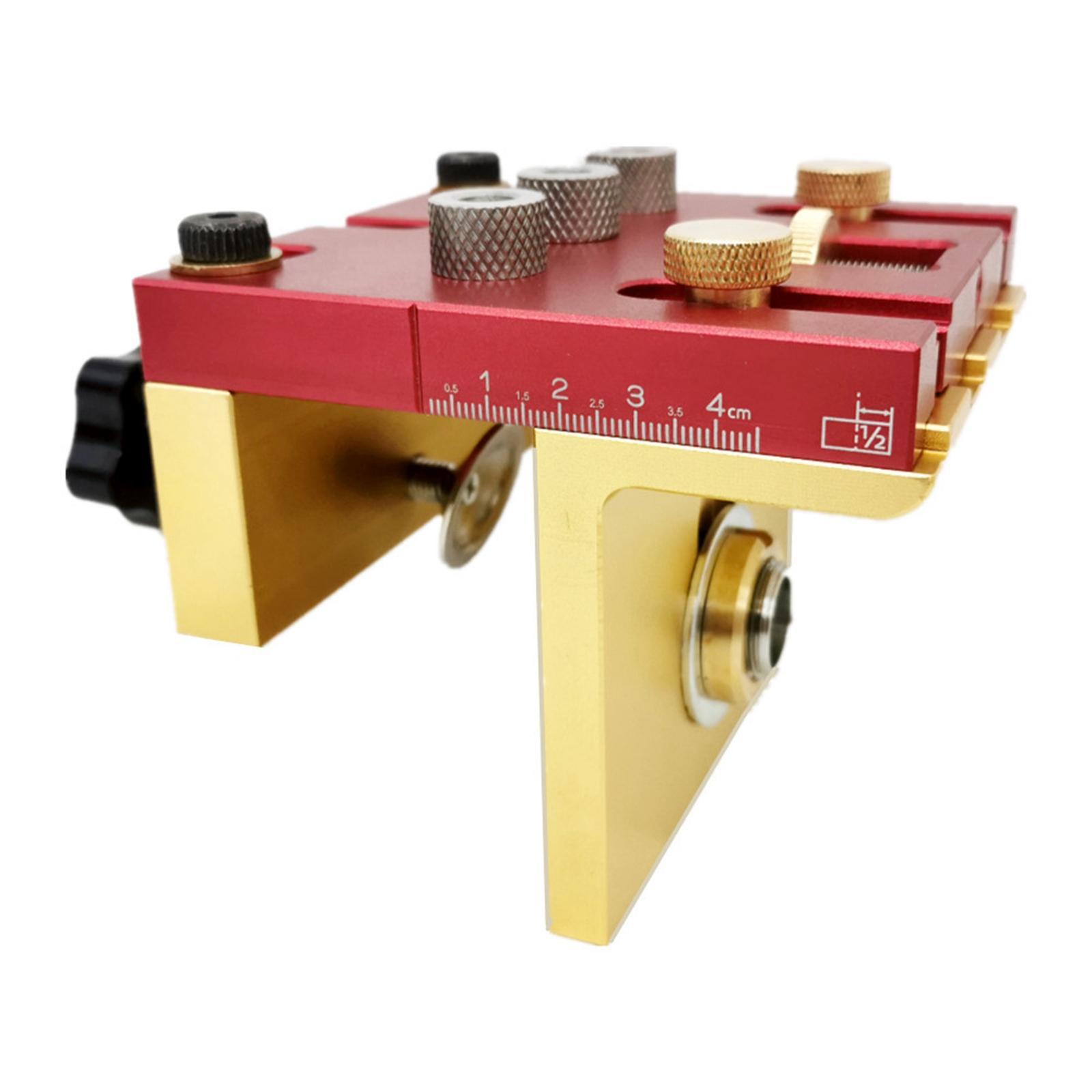 3-In-1 Woodworking Hole Jig Kit Hole Puncher Drilling Hole for Woodworking