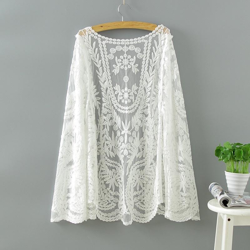 Áo choàng kimono đi biển mùa hè 2023 phong cách HQ