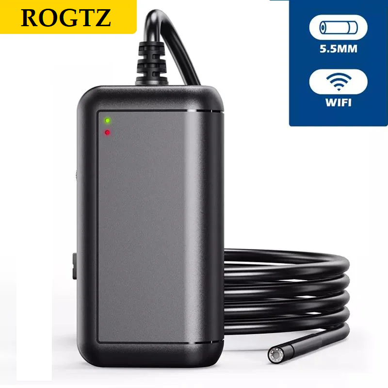 Quà Tặng Trị Giá 299K - Hàng Chính Hãng Camera Nội Soi Công Nghiệp F220 Độ Dài 5m - Đường Kính Camera 5.5mm - Chống Nước IP67 - LED  - Hành Ảnh Độ Phân Giải HD - Tích Hợp  WiFi - Tương Thích HĐH Android iOS